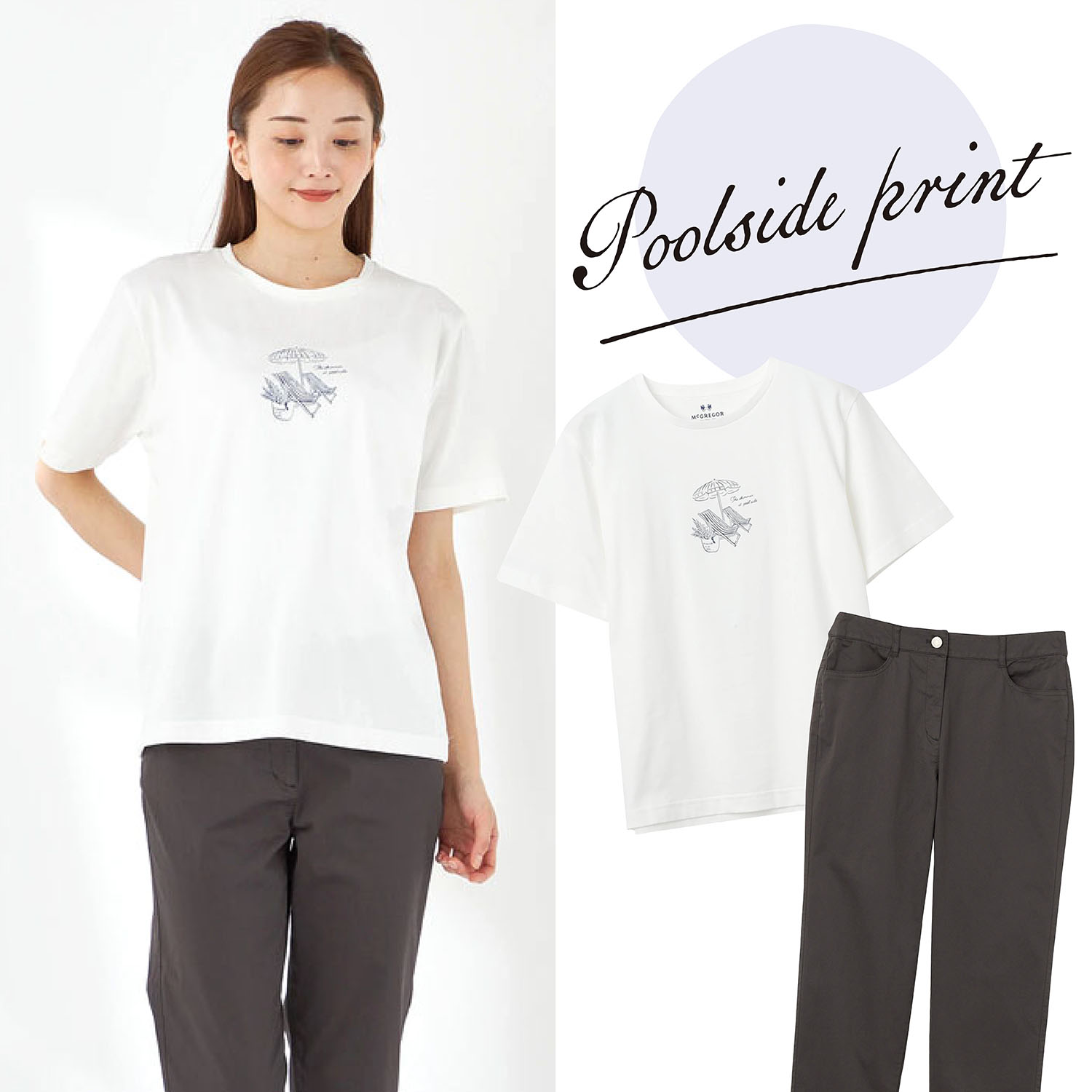 リラックスプリントTシャツ