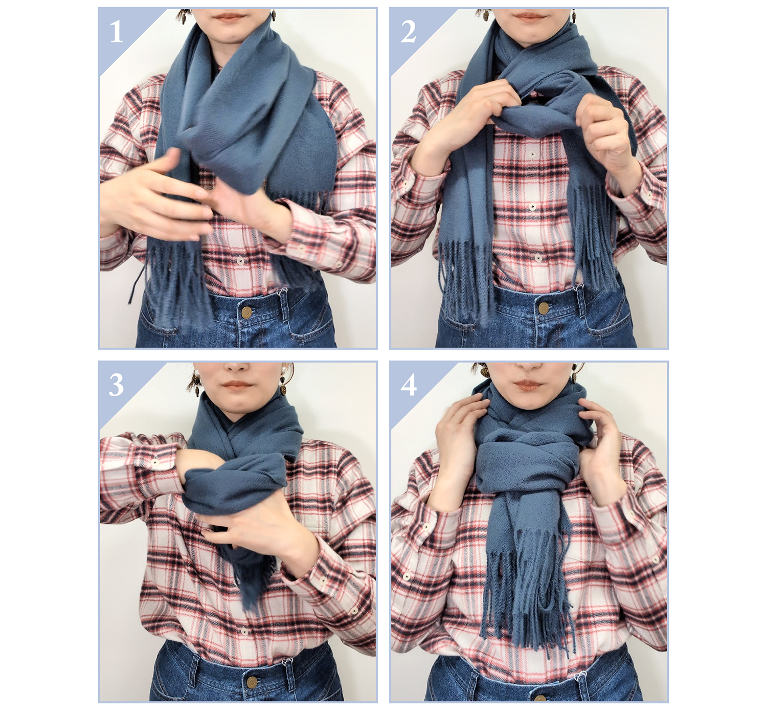 ポット巻きの巻き方手順イラスト