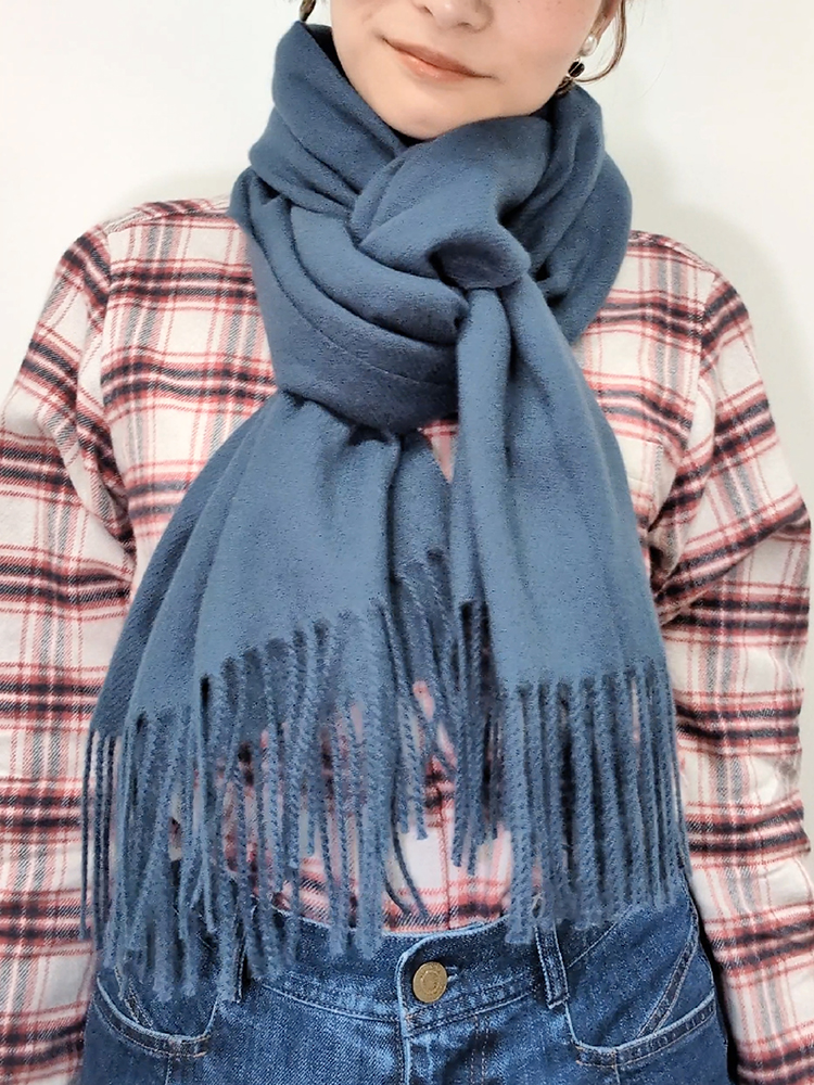 ミラノ巻きの着用イメージ