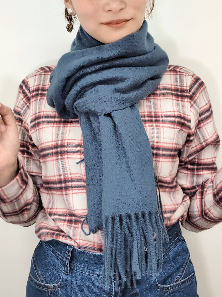 ワンループ巻きの着用イメージ