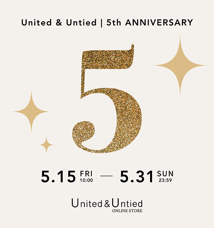 United & Untied 5周年記念キャンペーン メインビジュアル(SP)
