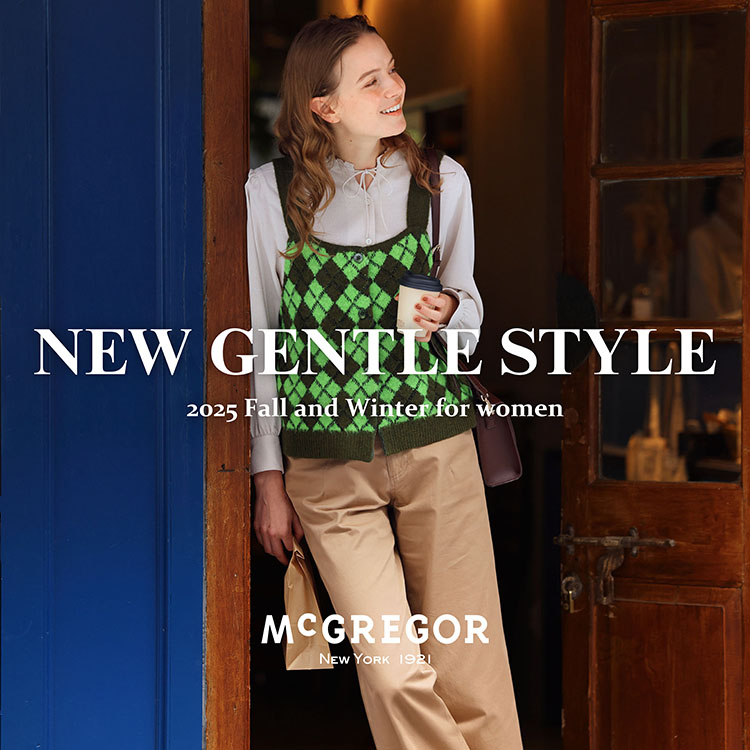 ミント　新品　未使用　 McGREGOR ネイビー ロングコート M McGREGOR ステンカラーコート コート NCストレッチAライン