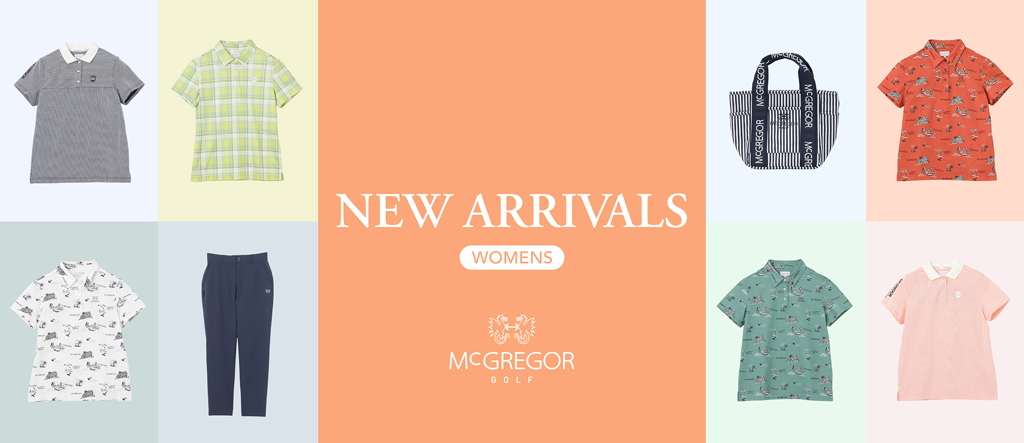 メインバナー GOLF WOMENS 新作